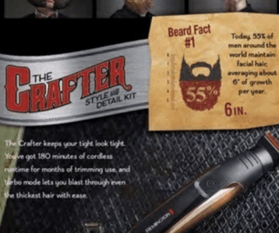 Remington Beard Boss Landing Page